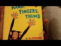 Hand, Hand, Fingers, Thumb | Al Perkins | Read aloud by Al & So