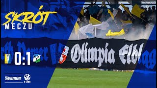 SKRÓT: Olimpia Elbląg 0:1 KKS 1925 Kalisz | 18. kolejka | Sezon 2021/22