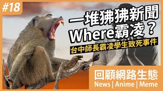 《霸凌害死學生》師長帶頭霸凌學生的新聞，比不上烙跑狒狒來得重要｜上週網路回顧 #18