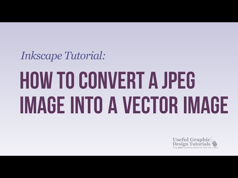 How to Convert a jpeg Image into a Vector Image Using Inkscape - Inkscape Tutorial How to Convert a jpeg Image into a Vector Image Using Inkscape - Inkscape Tutorial