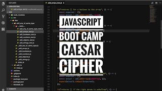 Javascript boot camp - Caesar cipher