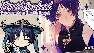 ♥[Ibis Speedpaint] Scaramouche/Wanderer - Genshin Impact