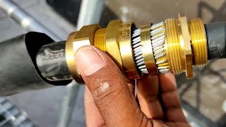 Armoured Cable Gland Installation | cable gland size 3 core 185 Sqmm