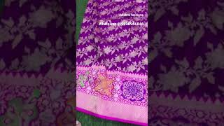 pure |Banaras katan silk saree beautiful weaving 🛍️