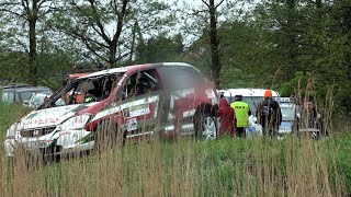 Tragedia na rajdzie żuławskim. Nie żyją dwie osoby. Błotnik. gm. Cedry Wielkie - 12.05.2019