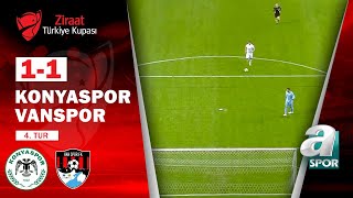 Ziraat Türkiye Kupası'nda Büyük Centilmenlik Örneği  Konyaspor 1 - 1 Vanspor 02.12.2021