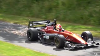 British Hillclimb Championship Pure Sound! - Insane Acceleration! - Harewood House