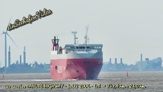 DANUBE HIGHWAY C6VH4 IMO 9316309 Emden car carrier Autotransporter with pilot