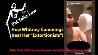 How Whitney Cummings Beat Extortionists Over Topless Pic