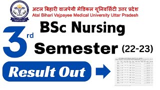 ABVMU New Updatel ABVMU BSC Nursing2nd, 3rd, 5th Semester Exam ResultI ABVMUBSC Nursing Sem Result