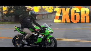 2025 Kawasaki ZX6R - Sunset Ride [4K]