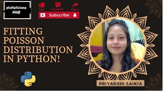 Fitting Poisson Distribution in Python