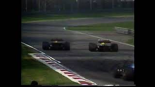 F1 Italia 1986 - Sorpasso di Piquet su Mansell