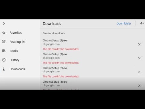 This File Couldn't Be Downloaded In Microsoft Edge Windows 10 - YouTube