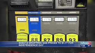 Sheetz offers $1.776 gas for July 4th in much of the region