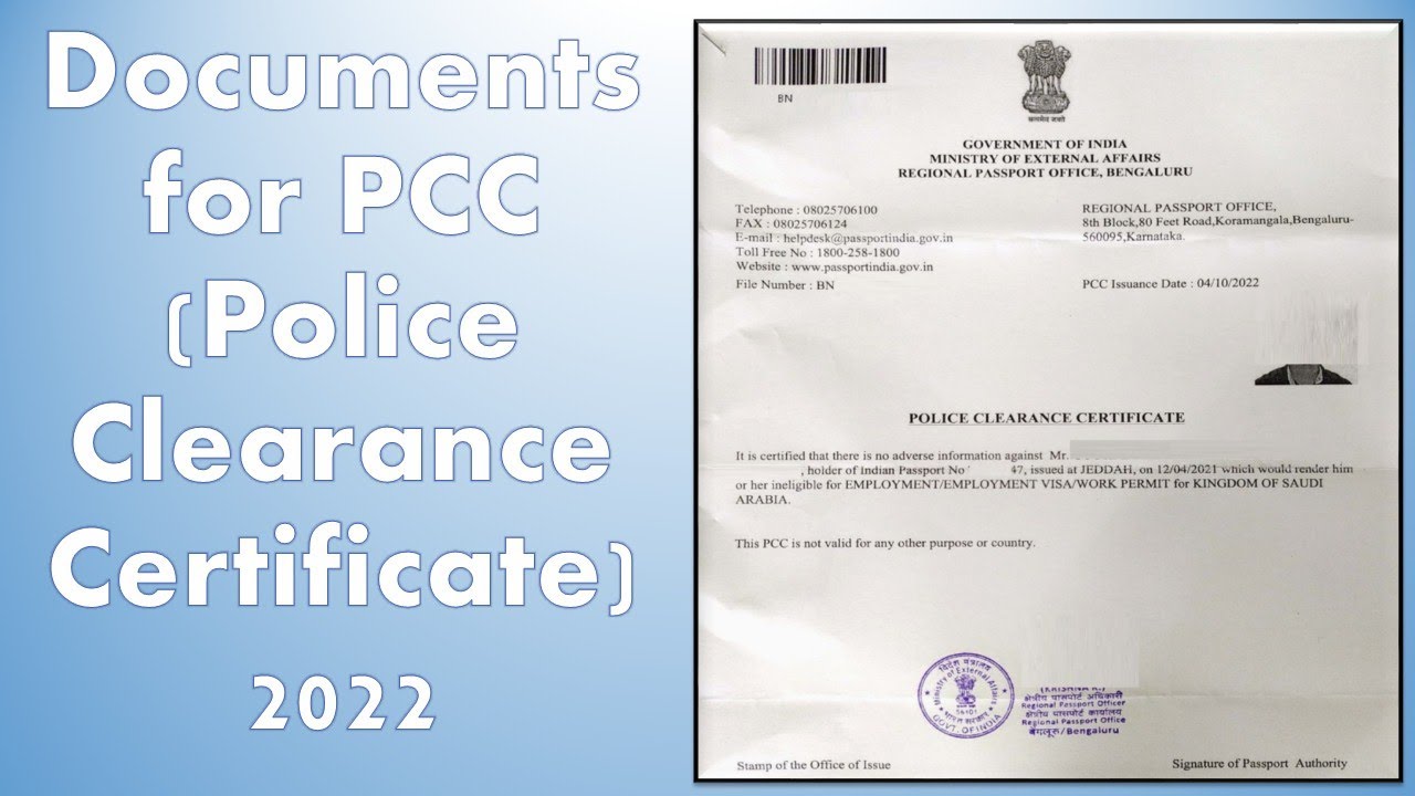 Significance Of A Police Clearance Certificate Pcc In A 48 Off Significance Of A Police Clearance Certificate Pcc In A 48 Off
