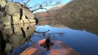 Kayak on Thirlmere Reservoir, Lake District