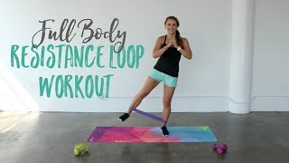 Full Body Resistance Band Loop Workout | Total Body Workout with a Resistance Loop