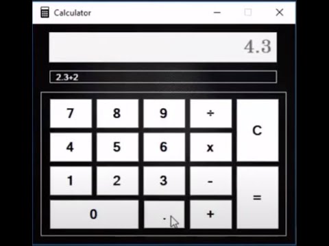 C Tutorial Custom Calculator Application Youtube