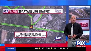 Coroner responds to crash in Spartanburg County