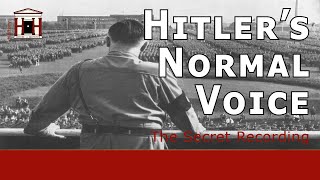 The Only Secret Recording of Hitler's Normal Voice | The Hitler-Mannerheim Recor