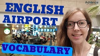 Airport Vocabulary | Real Life English in an Airport