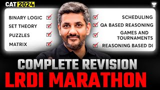 CAT 2024 LRDI Revision Marathon by Saral Nashier - No Set Left Unsolved!!