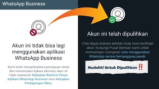 Cara Mengatasi Akun WhatsApp Diblokir Permanen oleh pihak WhatsApp