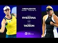 Elena Rybakina vs. Clara Tauson | 2024 Miami Round 2 | WTA Match Highlights