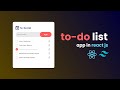 How To Make To-Do List App Using React JS And Tailwind CSS | Create Task App In React JS