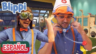 Blippi visita un lugar de juegos (Whiz Kids Playland)  | Aprende con Blippi | Videos Educativos