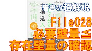 【著書超解説＃28】必要壁量≦存在壁量の確認