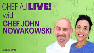 Vegan Cream of Broccoli Soup | Chef AJ LIVE! with Food Inc.'s Chef John Nowakowski