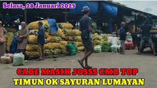 HARGA CABE MASIH JOSSS SAYURAN OK DI PASAR  INDUK PARE KEDIRI