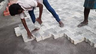 Zig Zag Paver blocks