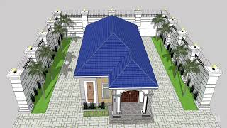 វីឡា​ ទំហំ​ 7m x 15m Villa size 7m x 15m phone 016 500 101