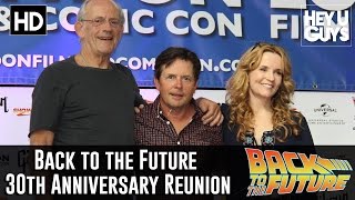 Back to the Future 30th Anniversary Cast Reunion - Michael J. Fox, Lea Thompson & Christopher Lloyd