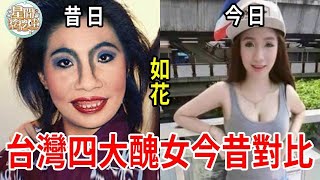 臺灣四大醜女，有人偷吃嫩男害死老公，有人改頭換面變「嫩白爆乳妹」，還有人身無分文擺地攤為生#许纯美#慧慈#张婷婷#法拉利姐#如花#林雅惠#星聞挖挖哇