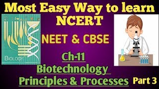 Easy way to learn NCERT | Ch-11  Biotechnology | Part 3 | Gel Electrophoresis | NEET CBSE