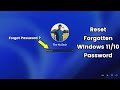 Reset Forgotten Password on Windows 11/10.