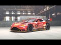 pop race eva rt production model 02 aston martin vantage gt3 with asuka figure