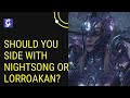 Should You Side With Nightsong Or Lorroakan in Baldur's Gate 3?