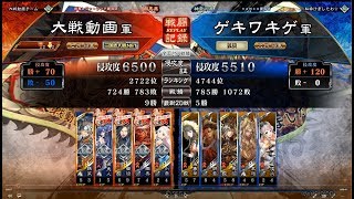 三国志大戦V　晋5司馬昭羊祜張春華VS呉5周瑜孫策周泰徐夫人小橋