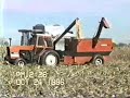 gleaner r62 in the corn harvest. october 1996