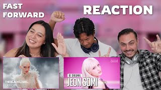 FIRST TIME reacting to JEON SOMI! Fast Forward MV & Dance Video!