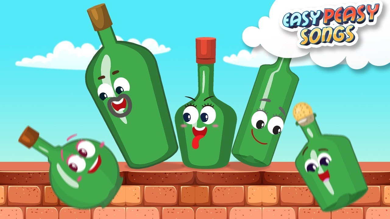 Ten Green Bottles | Nursery Rhymes & Kids Songs | Easy Peasy Songs ...