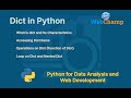 Python 11: Mastering Python Dictionaries: A Comprehensive Guide || Dict Operations in Python