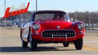 Test Driving 1957 Chevrolet Corvette Fuelie 283 V8 - Extremely Rare