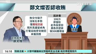 市長任內涉收賄500萬　鄭文燦首開否認犯罪｜華視台語新聞 2024.12.19