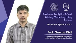 Numerical Python Part I
